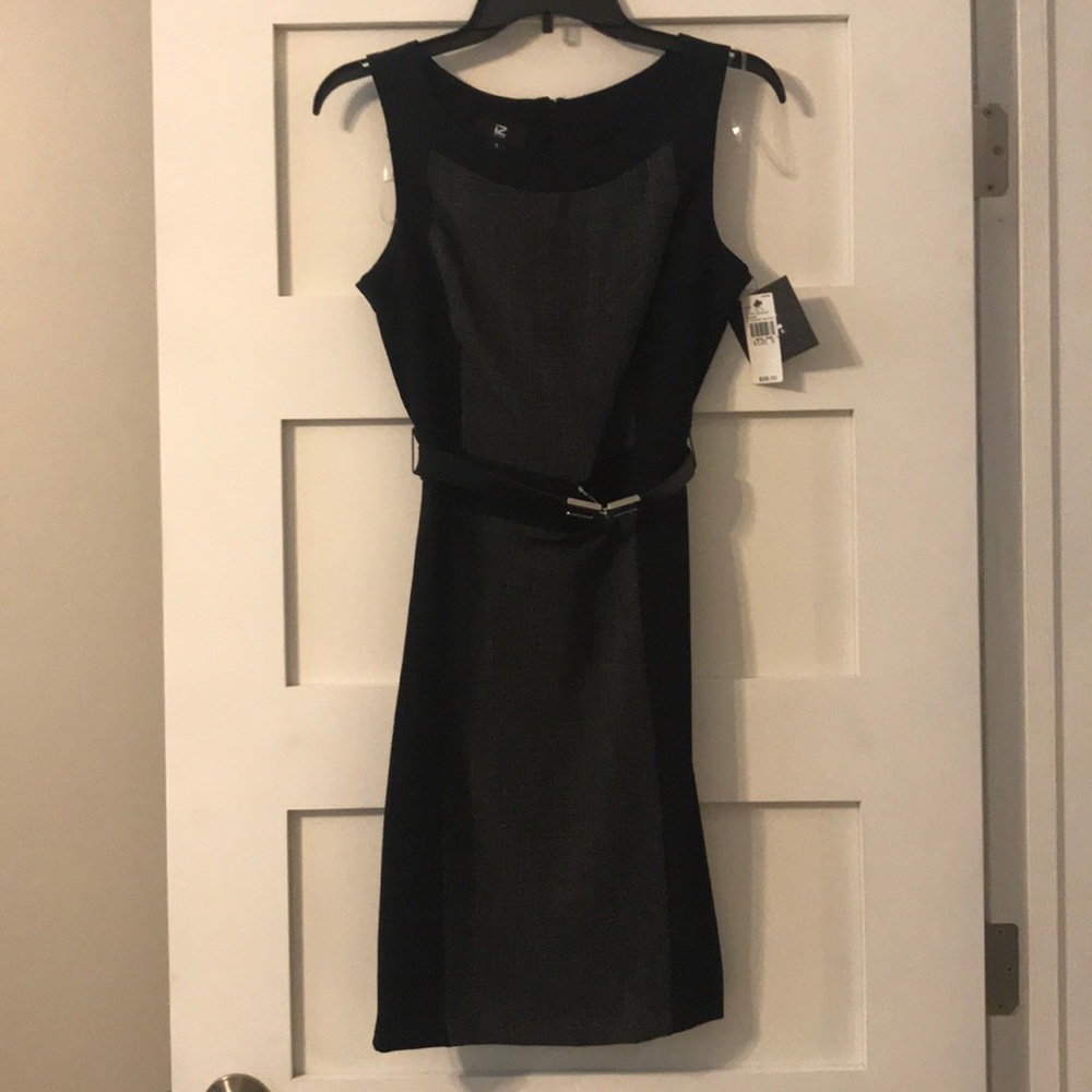 Women’s black and grey dress